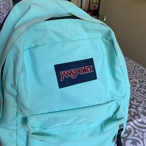 Light turquoise backpack~back to school